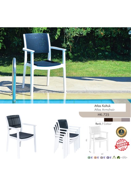 Holiday Atlas Sandalye 2'li Set fiyatları