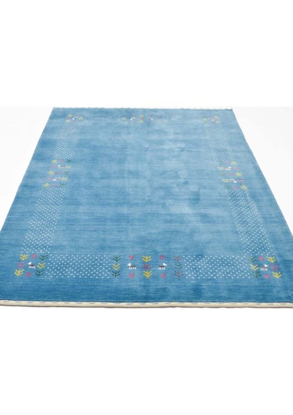 Lori Mavi Renk Modern El Dokuma Halısı 140X200 cm (2.8 M²) fiyatları