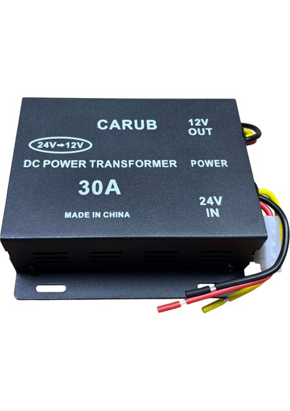 24 V'u 12V'A Düşürücü Converter (Voltaj Düşürücü) 30 Amper (Br 462 17 45)