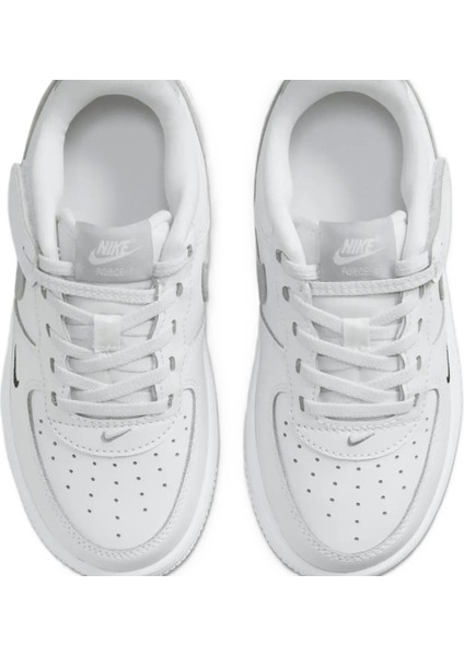 Force 1 Low Easyon Af1 Leather Unisex Sneaker White Unisex Lastik Bağcıklı Hakiki Deri Günlük Çocuk Spor Ayakkabı Beyaz fırsatları