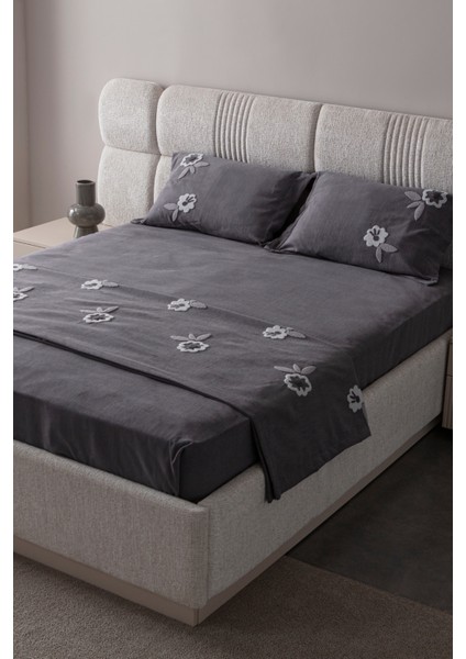 Lalezar Çift Kişilik Yatak Örtüsü Seti – Şönil Kumaş, Lale Desenli, Punch Nakışlı, 240X260 Cm, Modern Çiçek Tasarımı fırsatları