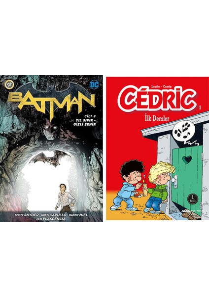 Batman Yıl Sıfır Gizli Şehir Cilt 4 + Cedric 1