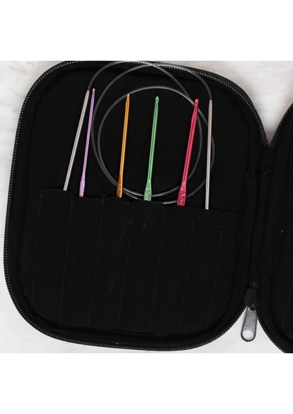 Loren Çantalı Tığ ve Örgü Aksesuarları Seti modelleri