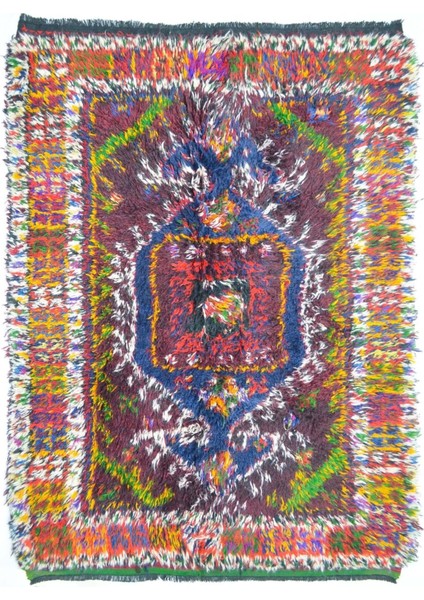 Yünden El Dokuma Konya Tülü Halı 100X150 cm (1.50 M²)