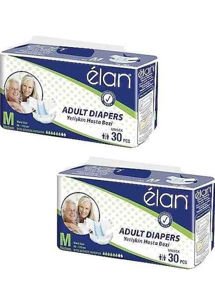 Belbantlı Hasta Bezi Medium 60 Adet 2paket