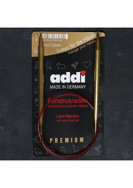 Addi 7 mm 60 cm Klasik Misinalı Dantel Şişi - 755-