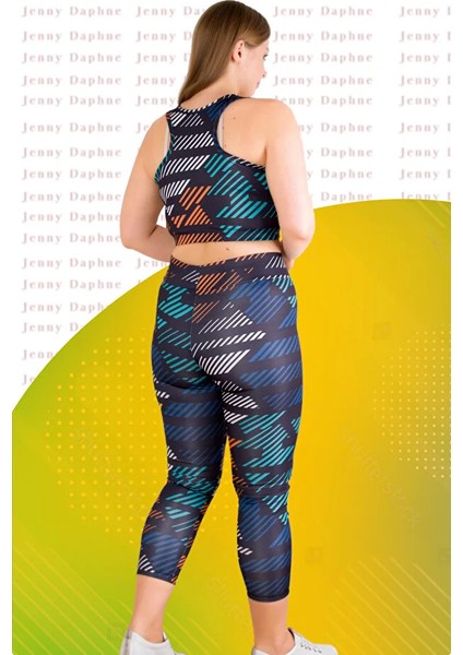 Lady Büyük Beden Uzun Tayt ve Crop Sporcu Takımı fiyatları