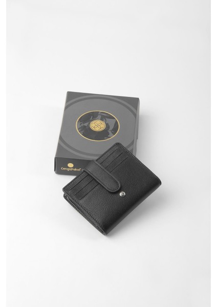 Hakiki Deri Erkek Cüzdan - 13698 - Siyah fırsatları
