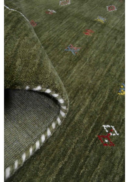 Lori Haki Renk Modern El Dokuma Halısı 140X200 cm (2.8 M²) indirimleri