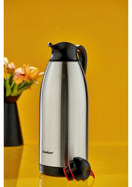 3 Litre Çift Kat Paslanmaz Çelik Termos – Vakum Kapaklı, Sızdırmaz, Çelik Termos( Piknik,kamp,ofis,çay,kahve) fırsatları