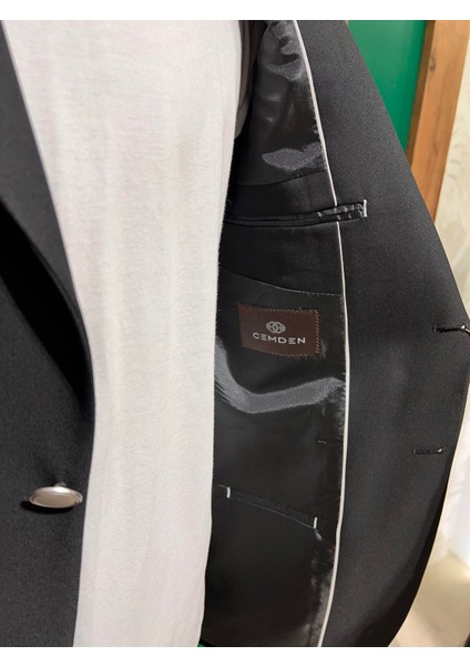 Mono Yaka Siyah Ceket 4023-01