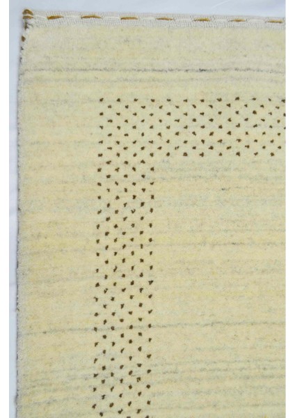 Lori Krem Renk Kırçıllı Modern El Dokuma Halısı 140X200 cm (2.8 M²) fırsatları