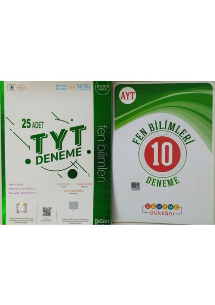Üçdörtbeş Yayınları Tyt Fen Bilimleri Deneme 25 Li+Ayt Fen Bilimleri Deneme