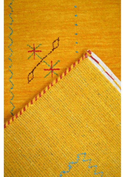 Lori Hardal Sarısı Modern El Dokuma Halısı 140X200 cm (2.8 M²) indirimleri