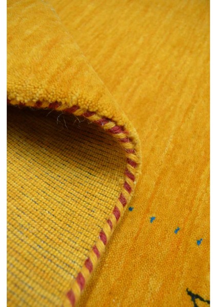 Lori Hardal Sarısı Modern El Dokuma Halısı 140X200 cm (2.8 M²)