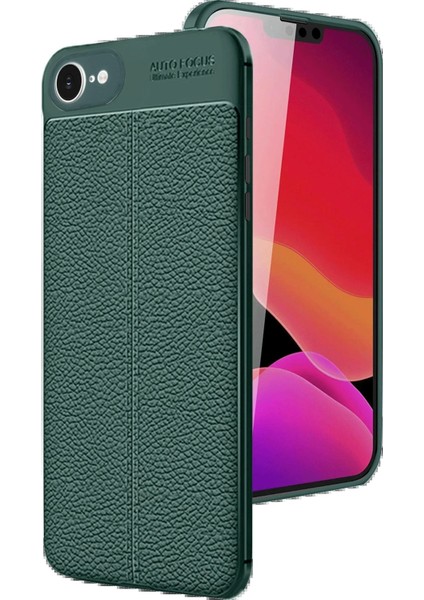 iPhone 16E Kılıf Auto Focus Kapak - Koyu YEŞIL-(5796) - M086R790-K08086