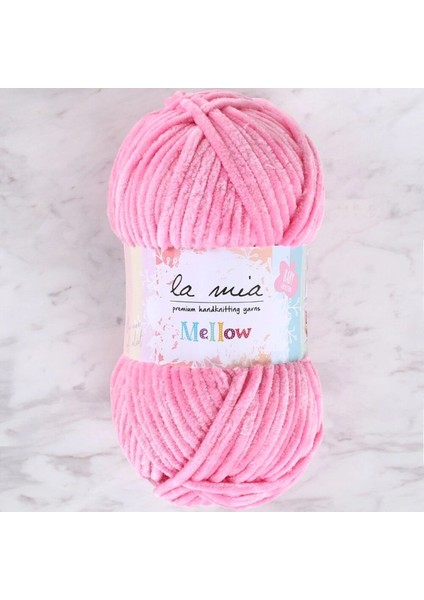 La Mia Mellow Pembe El Örgü Ipi - 914 - 34160