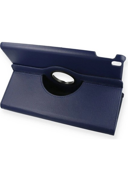 iPad 10.2 (7.nesil) Kılıf 360 Tablet Deri Kılıf - LACIVERT-(5796) - M139R138-K77139