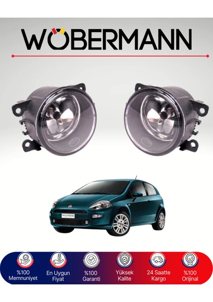 Fiat Punto Evo Sis Farı Seti 2009-2018 Uyumlu