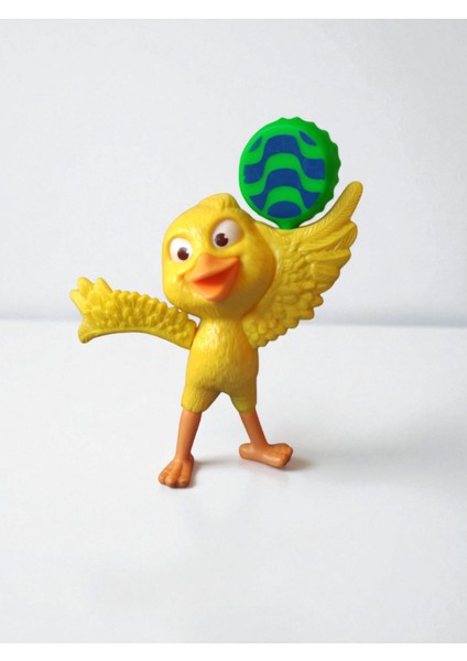 Vintage Sarı Kanarya Figür Oyuncak & 11 cm