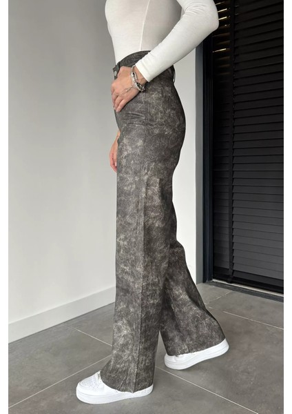 Kadın Slim Fit Suni Deri Pantolon P-00018869 fiyatları
