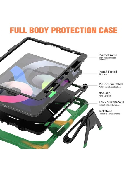 iPad Pro 11 (2020) Kılıf Griffin Tablet Kapak - KAMUFLAJ-(5796) - M693R675-K30693 modelleri