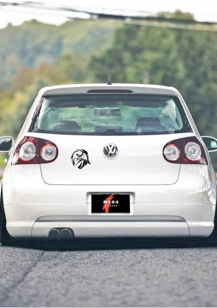 Kızgın Bakışlı Kartal Araba, Motorsiklet, Kask, Laptop, Cam Sticker 13X12 cm fiyatları