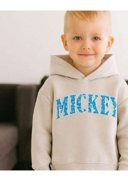 Mickey Süzüne Nakışlı Erkek Çocuk 3 Iplik Şardonlu Alt Üst Takım Süper Kalite fiyatları