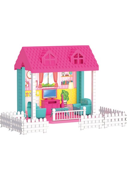 Mila'nın Bahçe Evi - Aksesuarlı Bebek Oyun Evi | 3+ Yaş Eğitici Rol Oyuncak