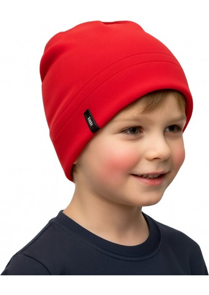 Unisex Çocuk Polar Bağcıklı Bere & Boyunluk Standart 6-12 Yaş 1 Adet