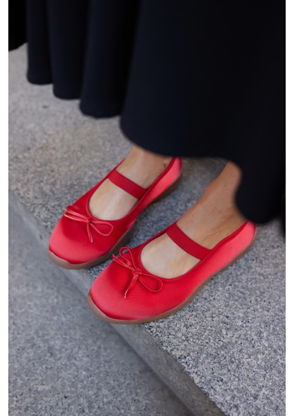 Cacares Kadin Gumus Saten Lastıklı Babet Sneaker modelleri