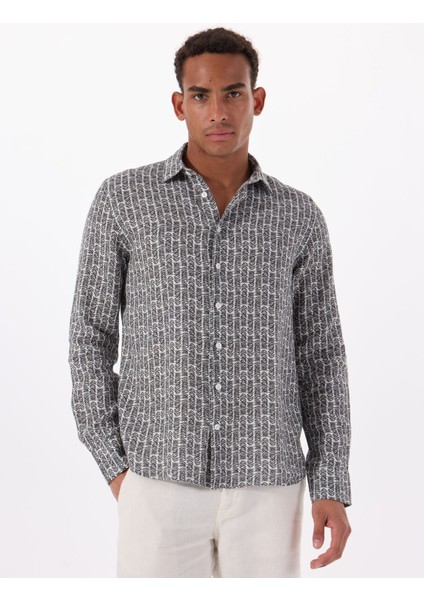 Standart Gömlek Yaka Çok Renkli Erkek Gömlek Mr Specıal Ed. Laurel