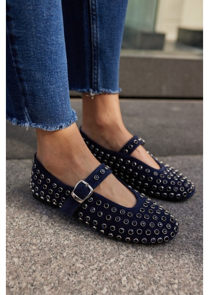 Gallo Kadın Bej Gercek Deri Suet Komple Taş Babet modelleri