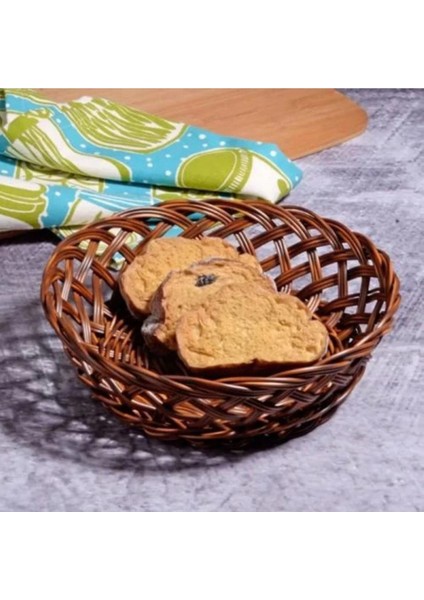 SPT344 Yuvarlak Ekmek Sepeti 21X7 cm