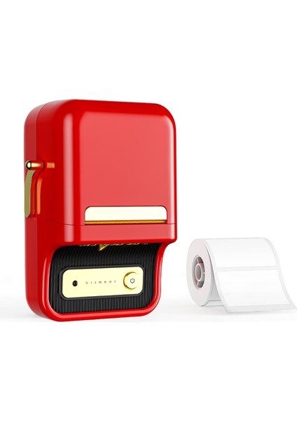 Nıımbot B21S Thermal Label Printer (Red)