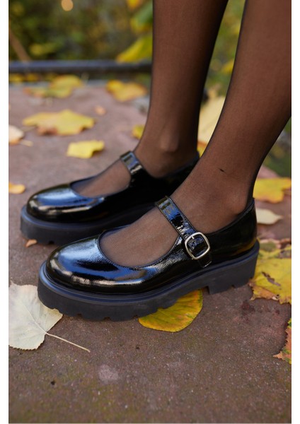 Merlo Kadın Bordo Rugan Deri Loafer Ayakkabi indirimleri