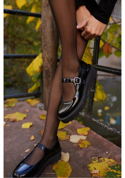 Merlo Kadın Bordo Rugan Deri Loafer Ayakkabi