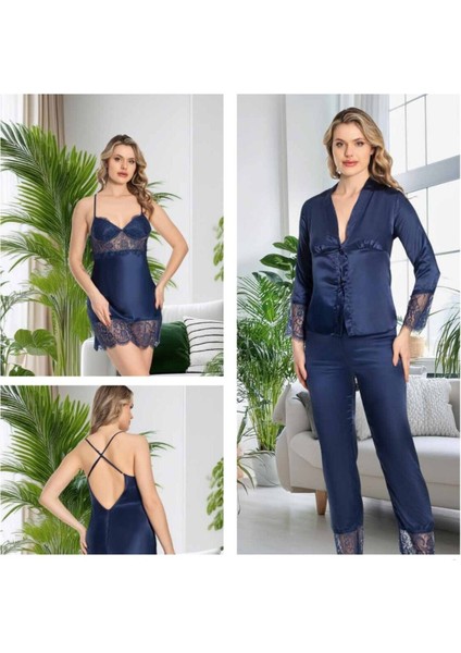 Kadın Saten 6'lı Dantelli Gelin Çeyiz Seti Jw.4r.8k1.mk fiyatları