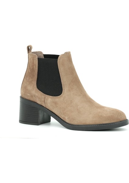 Hakiki Süet Deri Chelsea Model Kadın Bot Kauçuk Taban - B265960 fiyatları