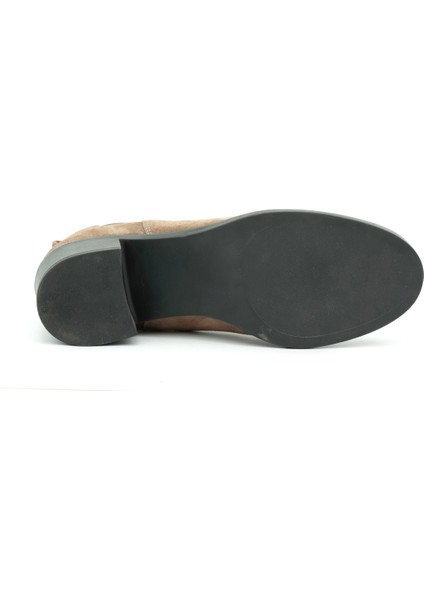 Hakiki Süet Deri Chelsea Model Kadın Bot Kauçuk Taban - B265960 modelleri