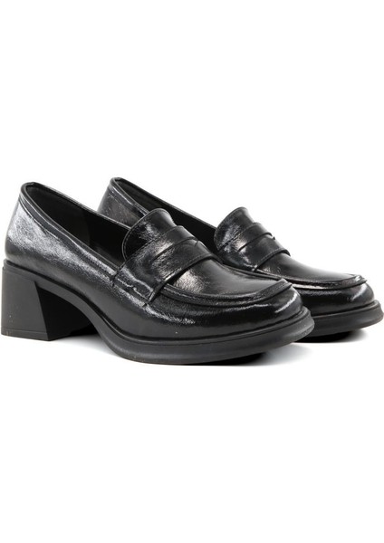 Miss Park Moda 386 K1453 Loafer Siyah Rugan Kadın Günlük Ayakkabı indirimleri