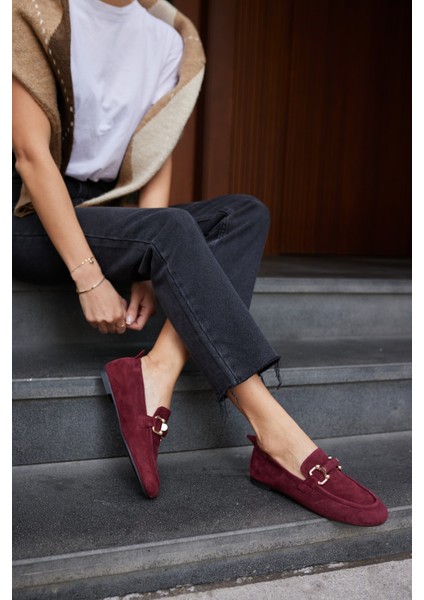 Piccoli Kadın Siyah Gercek Suet Tokali Loafer fırsatları