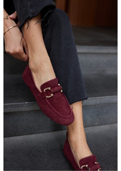 Piccoli Kadın Siyah Gercek Suet Tokali Loafer indirimleri