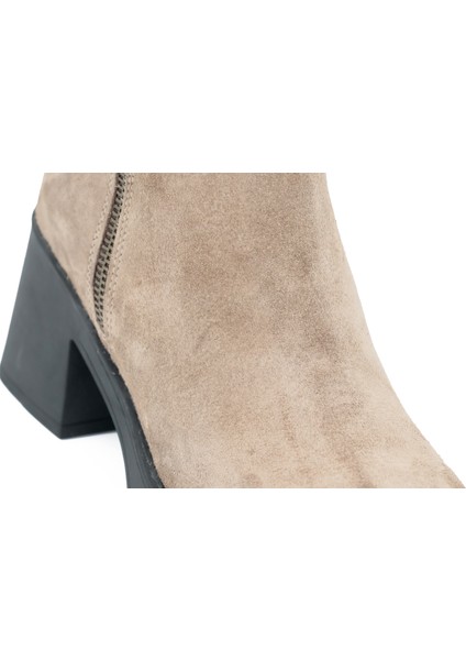 Hakiki Deri Fermuarlı Kadın Bot Eva Taban - B24400 fırsatları