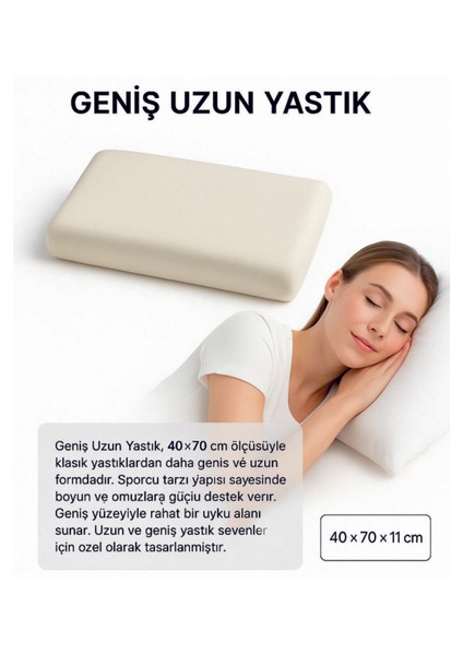 Geniş Uzun Yastık , Rahat Yastık, Visko Rahat Yastık Geniş Yastık