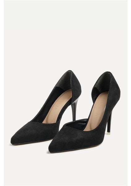 155031 Klasik Stiletto Siyah Süet fiyatları