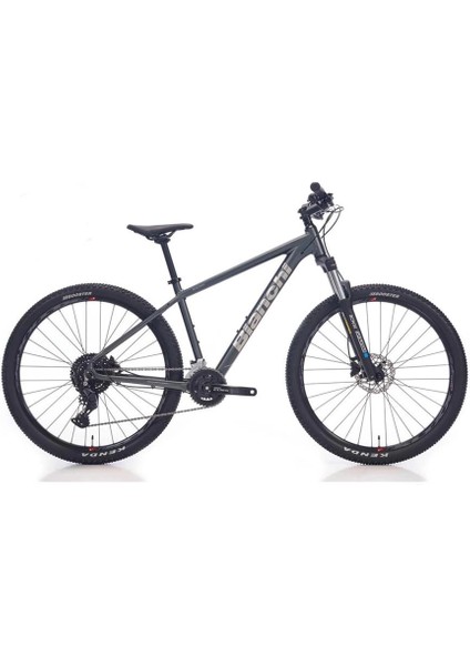 Bıanchı Magma 27S Cues Erkek Dağ Bisikleti 430H Hd 27.5 Jant 18 Vites Dark Grey Silver Gloss