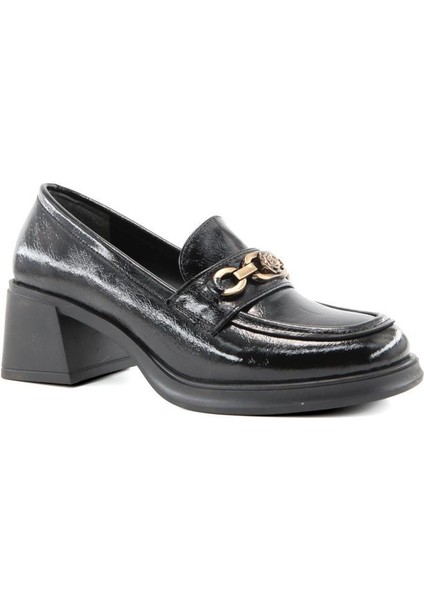 Miss Park Moda 386 K1464 Loafer Siyah Rugan Kadın Günlük Ayakkabı fiyatları