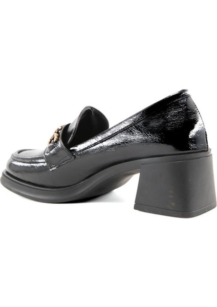 Miss Park Moda 386 K1464 Loafer Siyah Rugan Kadın Günlük Ayakkabı fırsatları