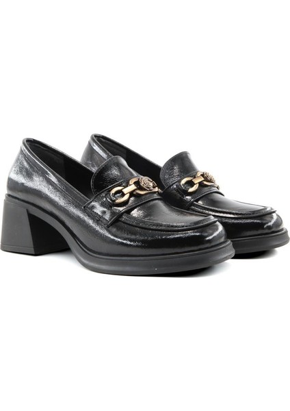 Miss Park Moda 386 K1464 Loafer Siyah Rugan Kadın Günlük Ayakkabı indirimleri
